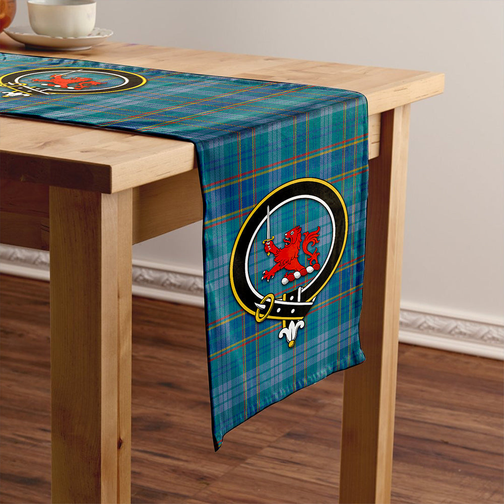 Dempster Ancient Clan Badge Tartan Table Runner