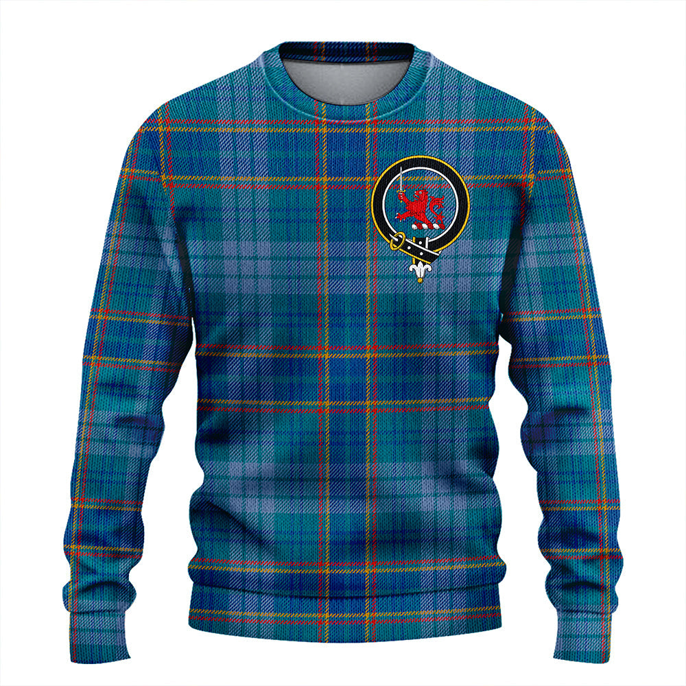 Dempster Ancient Clan Badge Tartan Knitted Sweater