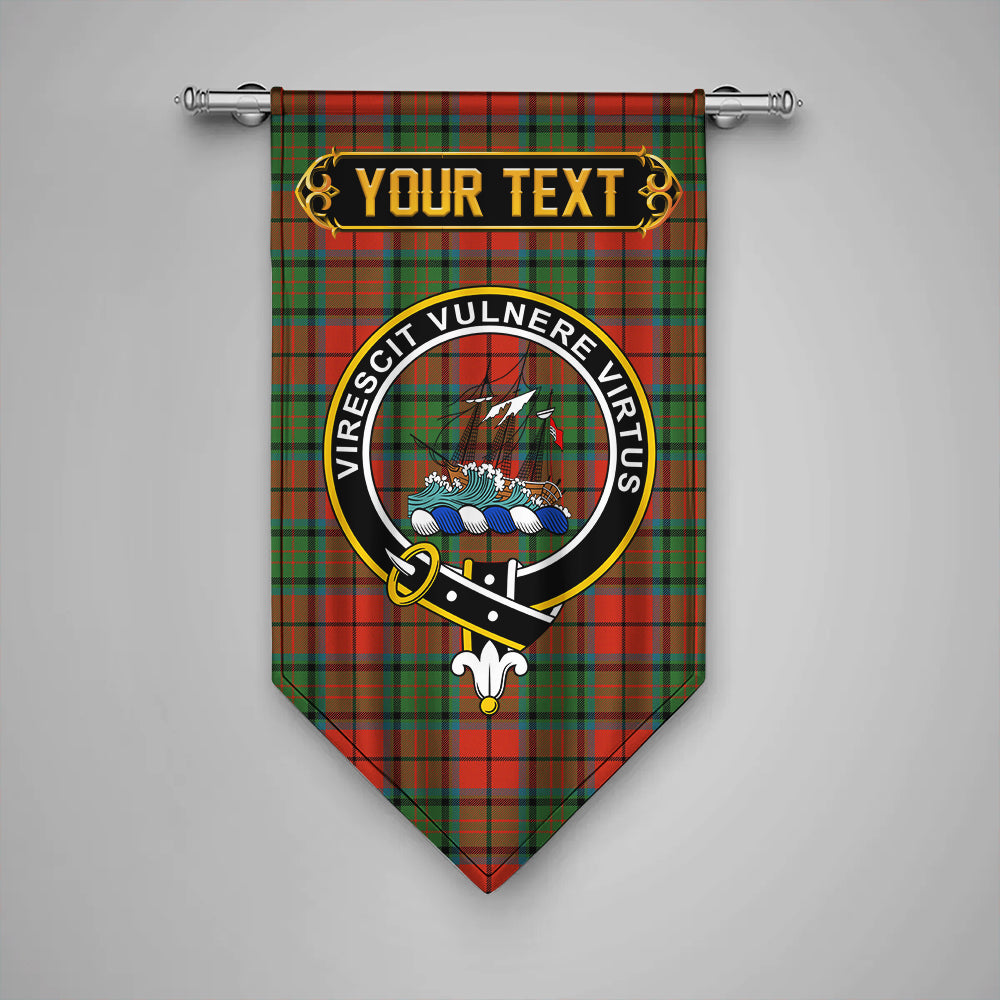 Dickie Ancient Clan Badge Tartan Gonfalon Personalize