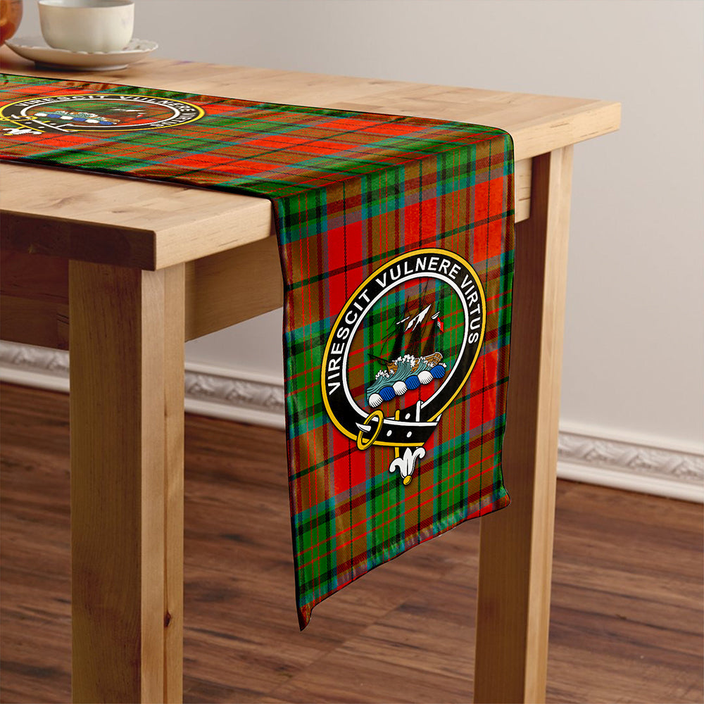 Dickie Ancient Clan Badge Tartan Table Runner