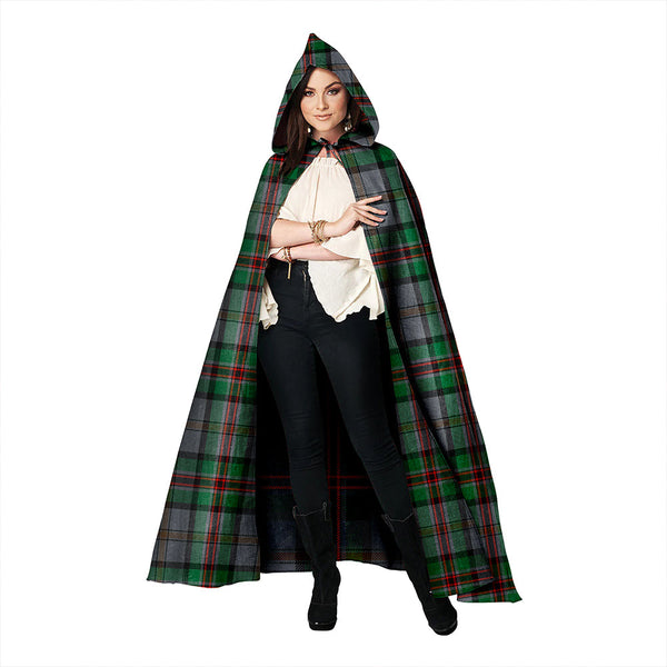 Dinwoodie Ancient Clan Badge Tartan Hooded Cloak