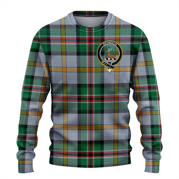 Dinwoodie Modern Clan Badge Tartan Knitted Sweater