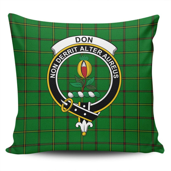 Don (Tribe-of-Mar) Tartan Classic Crest Pillow Cover