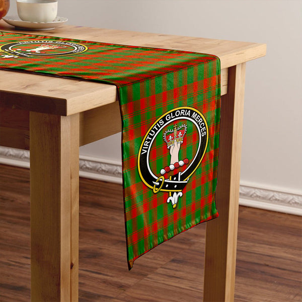 Donachie Ancient Clan Badge Tartan Table Runner