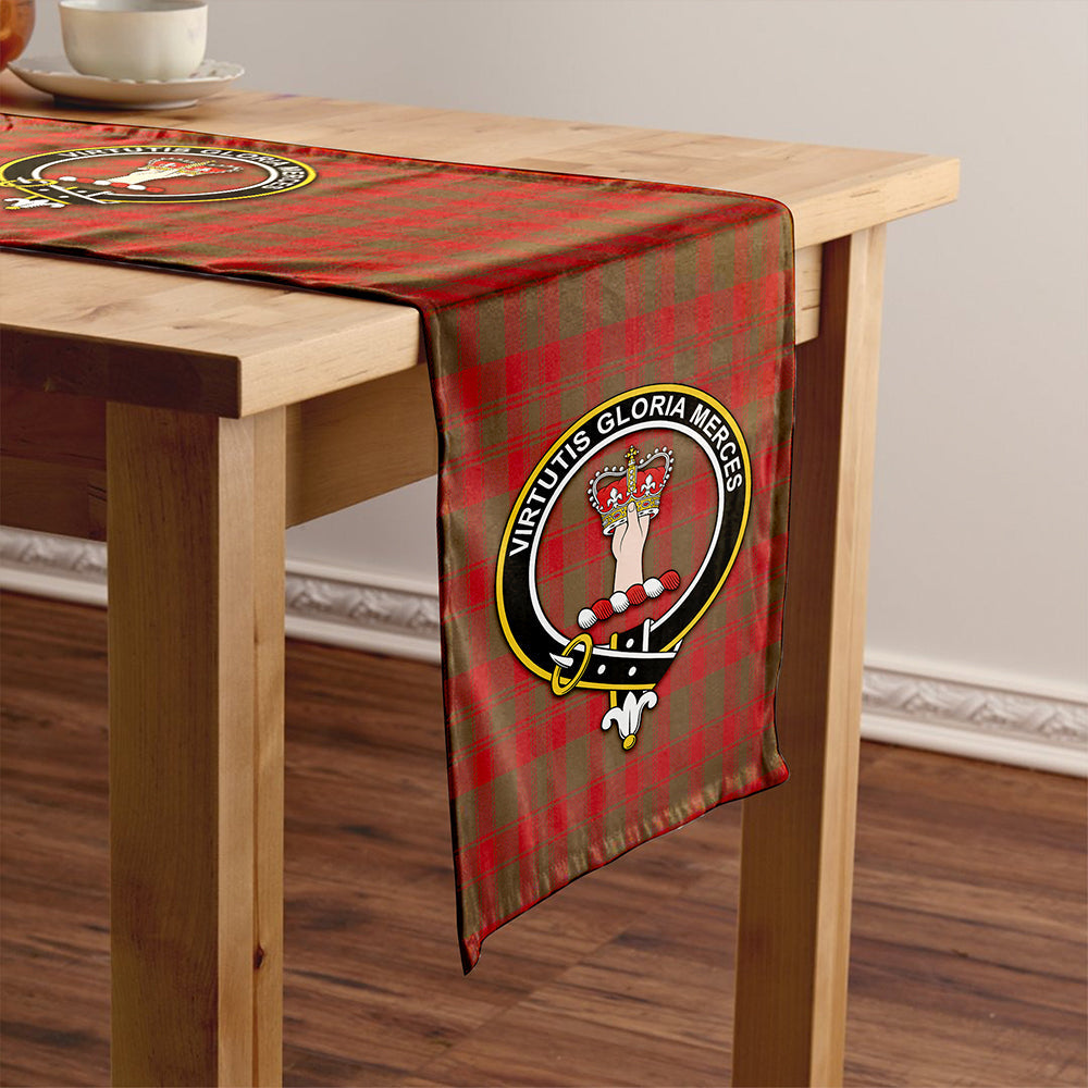 Donachie Weathered Clan Badge Tartan Table Runner