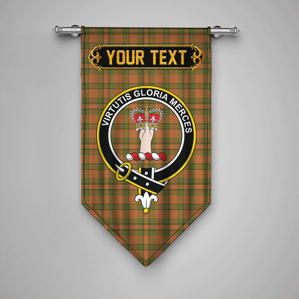 Donachie of Brockloch Hunting Modern Clan Badge Tartan Gonfalon Personalize