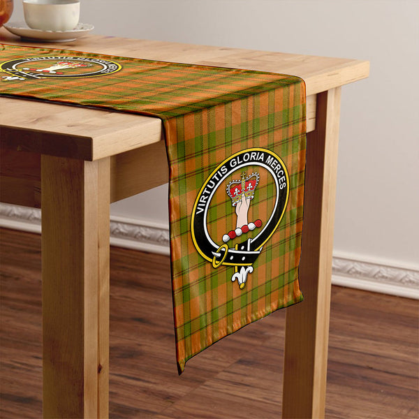 Donachie of Brockloch Hunting Modern Clan Badge Tartan Table Runner