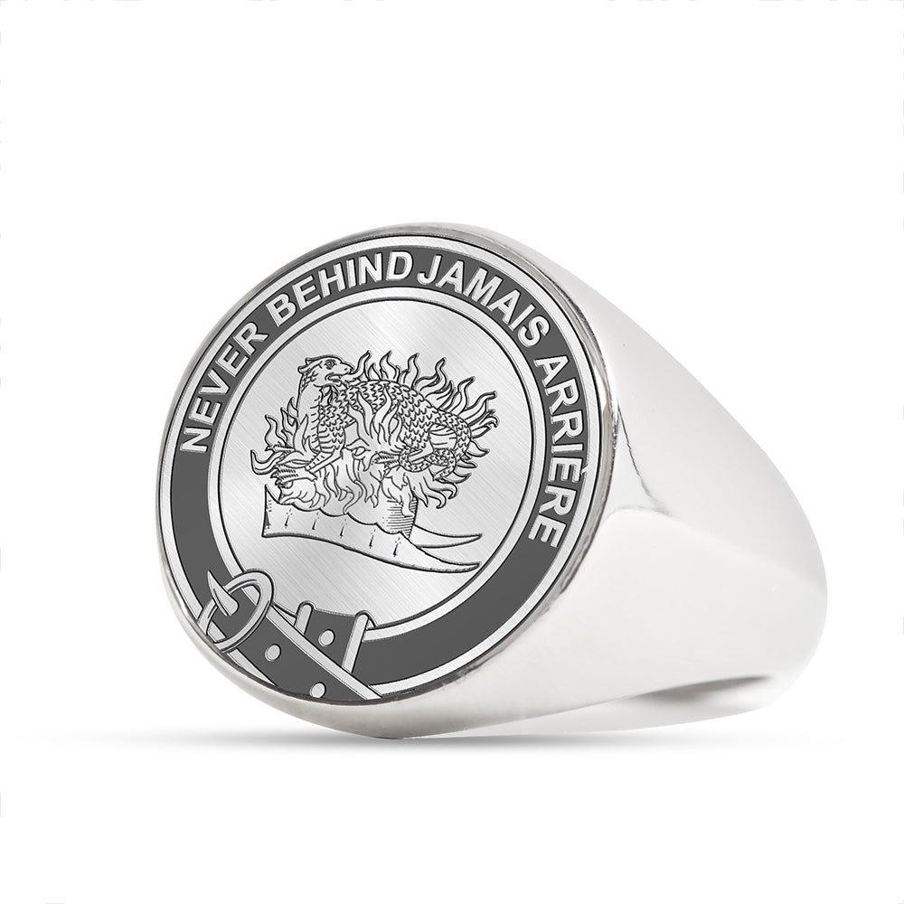 Douglas Clan Badge Engraved Signet Ring