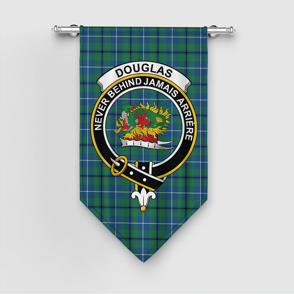 Douglas Ancient Tartan Classic Crest Gonfalon