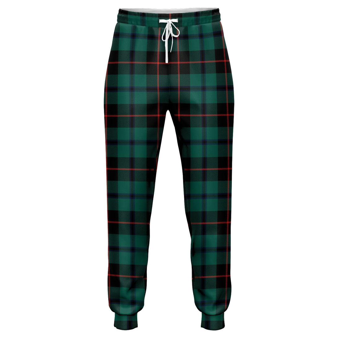 Douglas Black Modern Tartan Jogger Pants