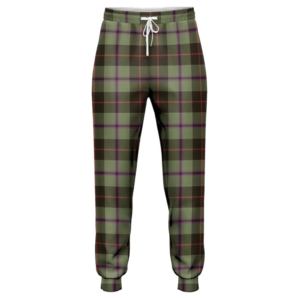 Douglas Black Weathered Tartan Jogger Pants