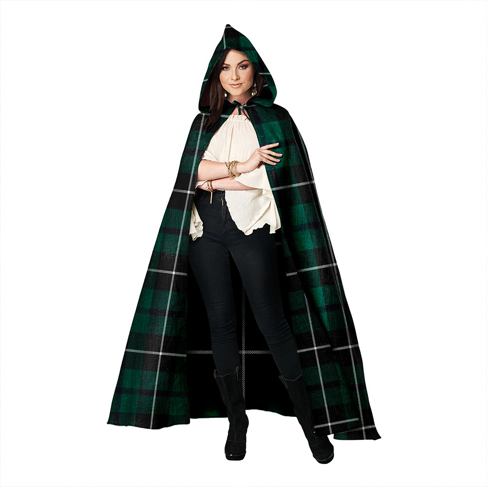 Douglas Modern Clan Badge Tartan Hooded Cloak