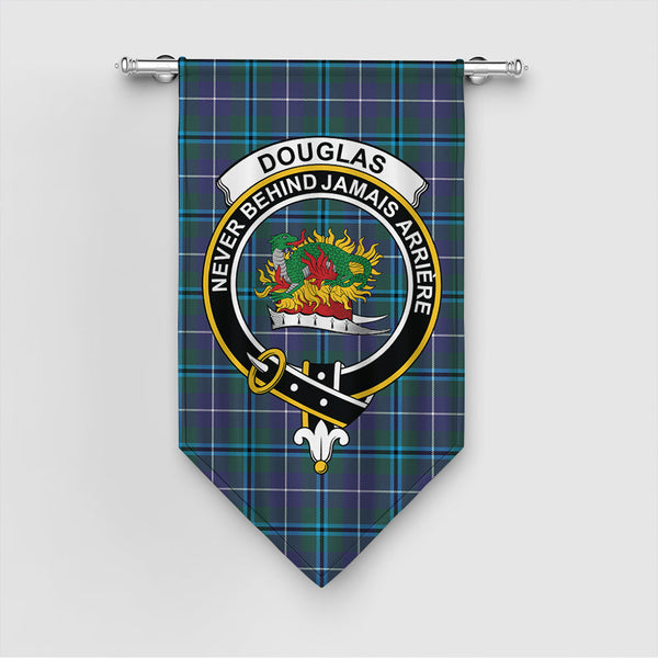 Douglas Modern Tartan Classic Crest Gonfalon