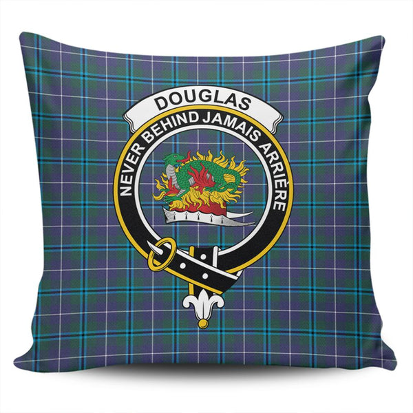 Douglas Modern Tartan Classic Crest Pillow Cover