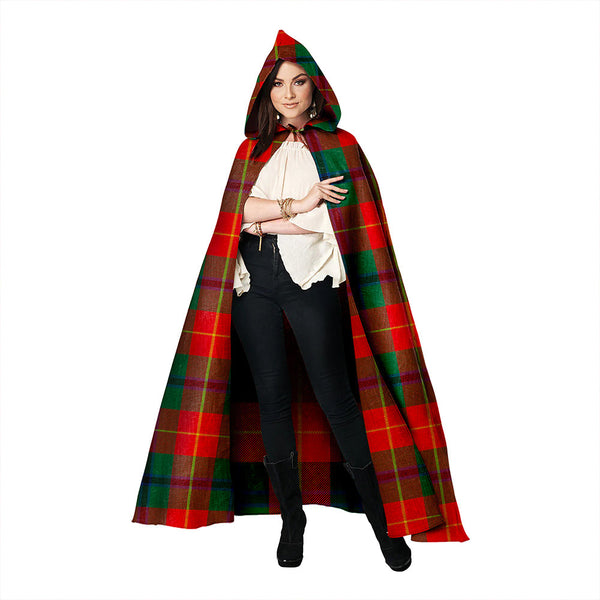 Douglas of Roxburgh Modern Clan Badge Tartan Hooded Cloak