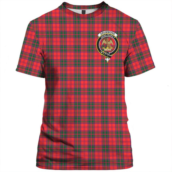 Drummond Clan Tartan Classic Crest T-Shirt