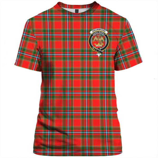 Drummond Modern Tartan Classic Crest T-Shirt