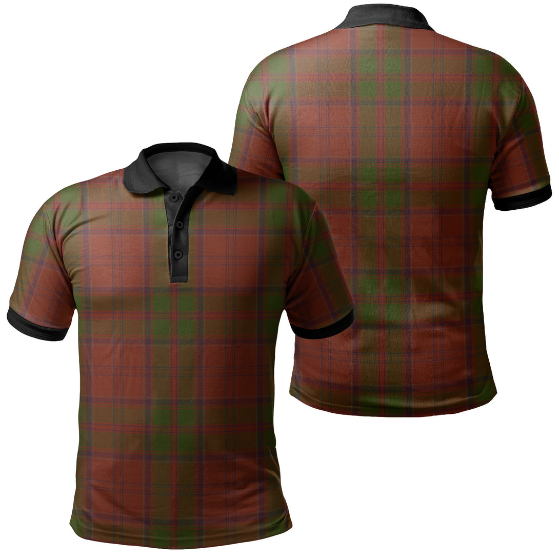 Drummond Clan Tartan Classic Polo Shirt Black Neck 2 Style