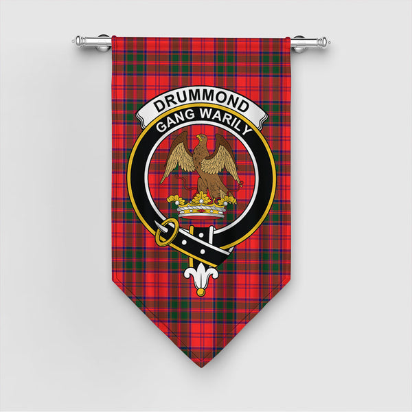 Drummond Modern Tartan Classic Crest Gonfalon