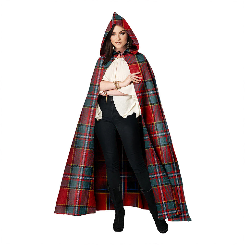 Drummond Weathered Clan Badge Tartan Hooded Cloak