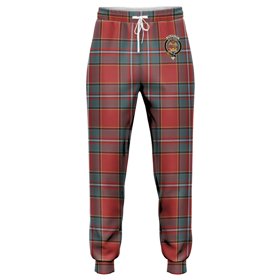 Drummond Weathered Clan Badge Tartan Jogger Pants