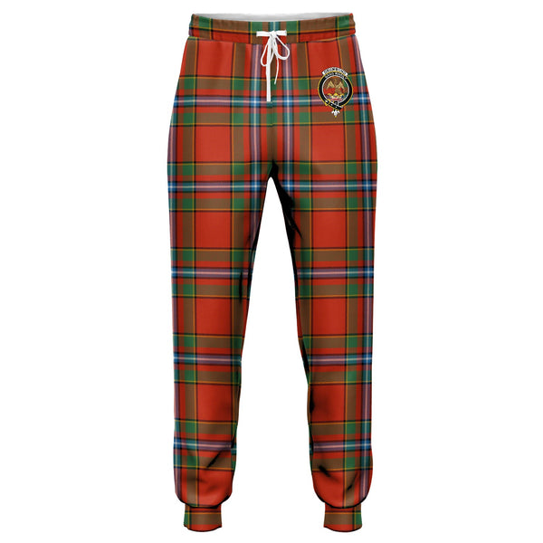 Drummond of Fingask Ancient Clan Badge Tartan Jogger Pants