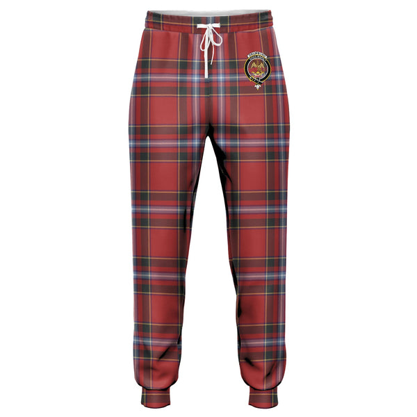 Drummond of Fingask Weathered Clan Badge Tartan Jogger Pants