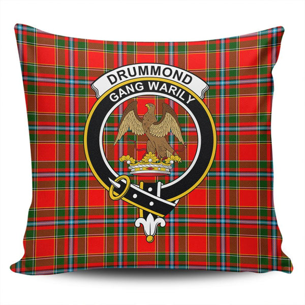 Drummond of Perth Tartan Classic Crest Pillow Cover