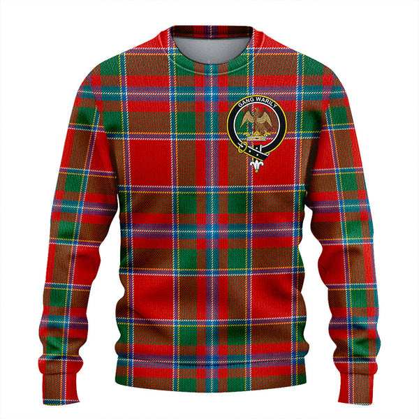 Drummond of Perth Ancient Clan Badge Tartan Knitted Sweater