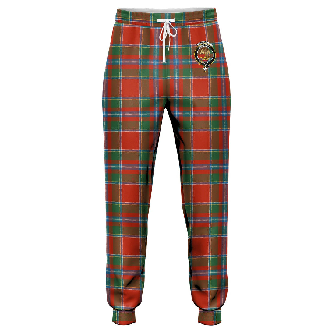 Drummond of Perth Ancient Clan Badge Tartan Jogger Pants