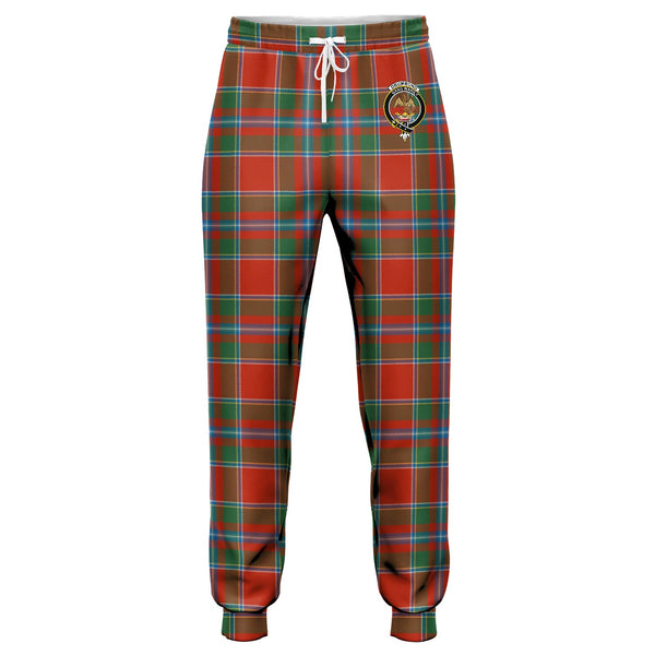 Drummond of Perth Ancient Clan Badge Tartan Jogger Pants