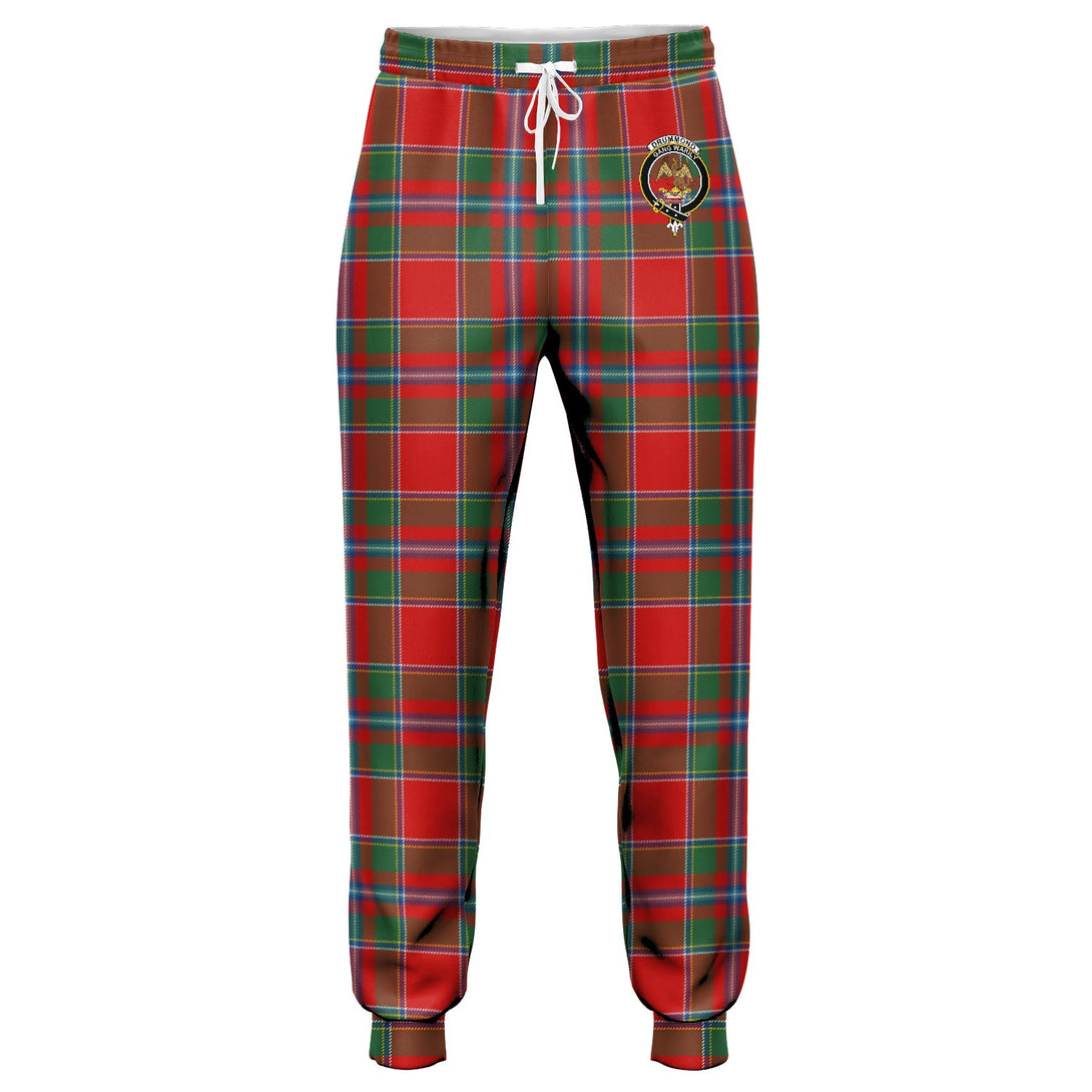 Drummond of Perth Modern Clan Badge Tartan Jogger Pants