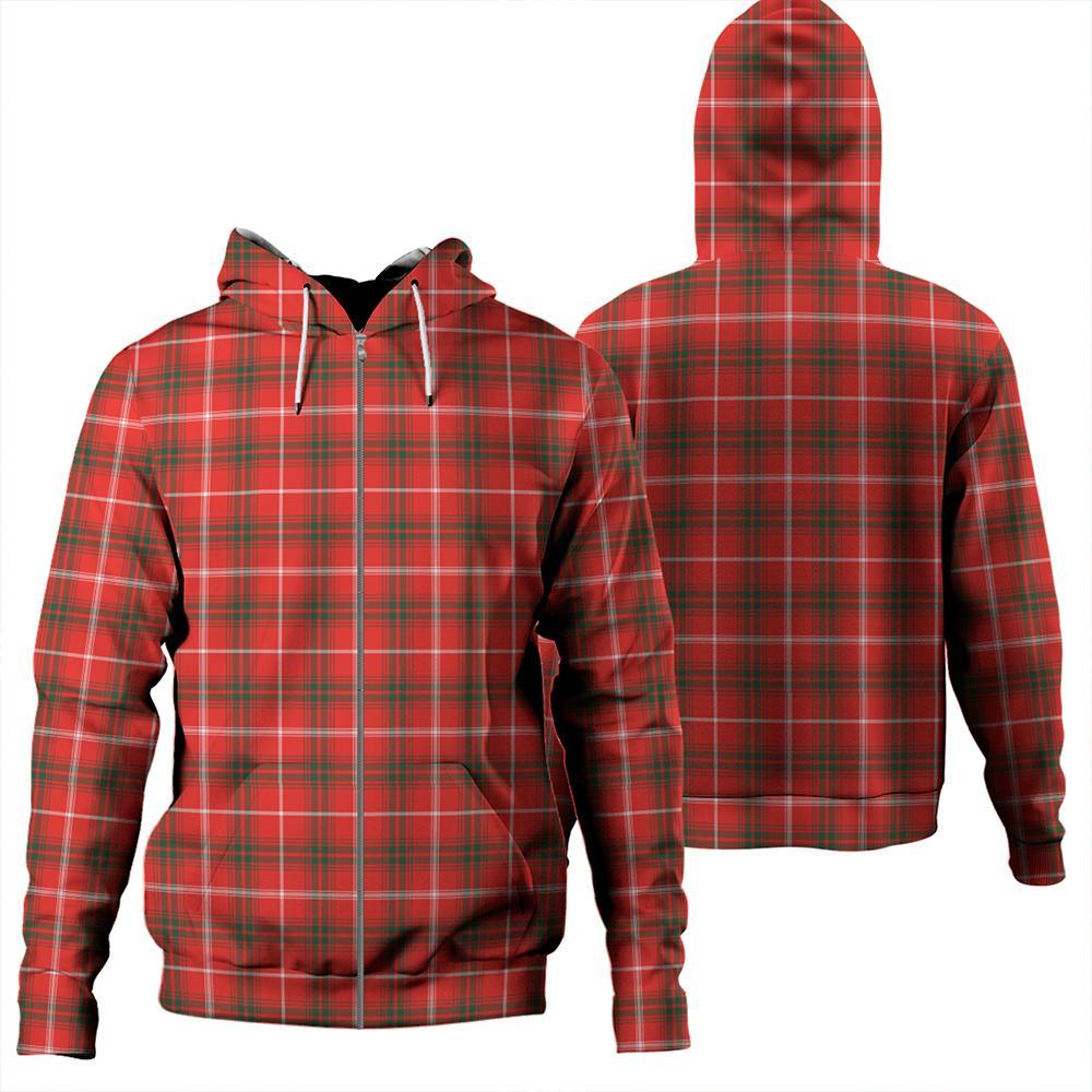 Duke of Rothesay Modern Tartan Classic Zipper Hoodie