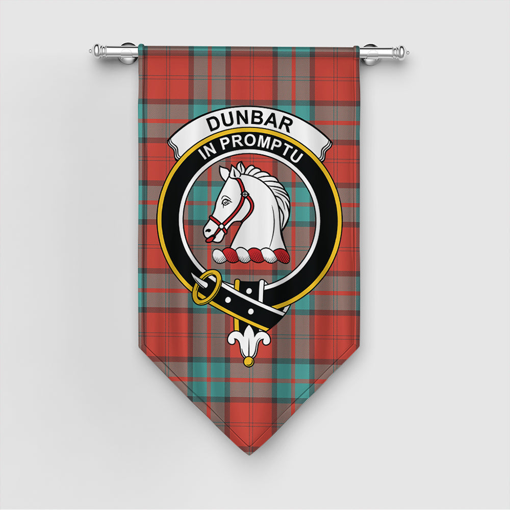 Dunbar Ancient Tartan Classic Crest Gonfalon