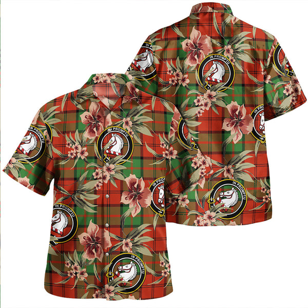 Dunbar Ancient Clan Badge Tartan Aloha Hawaiian Shirt Tropical Old Style