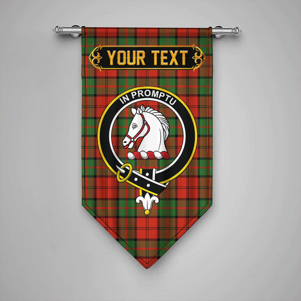 Dunbar Ancient Clan Badge Tartan Gonfalon Personalize