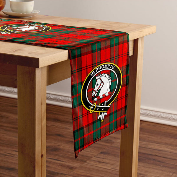 Dunbar Modern Clan Badge Tartan Table Runner