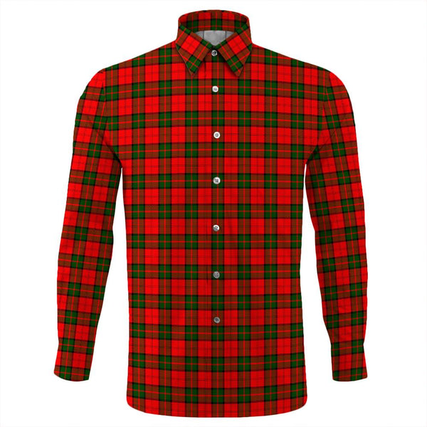 Dunbar Modern Tartan Classic Long Sleeve Button Shirt