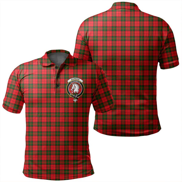 Dunbar Modern Tartan Classic Crest Polo Shirt