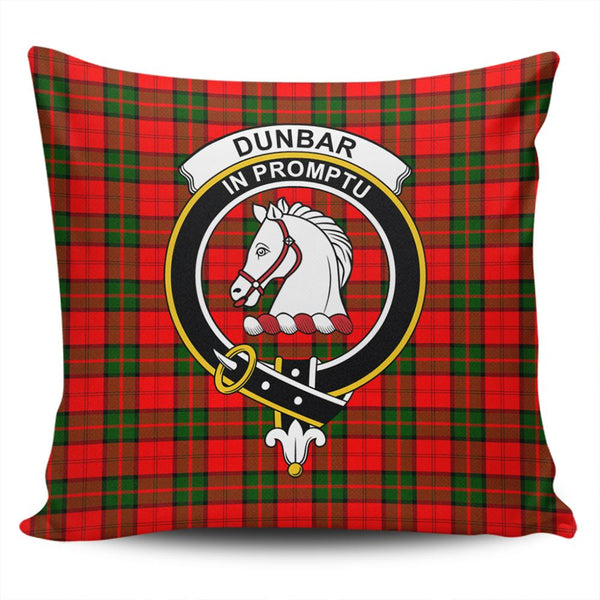 Dunbar Modern Tartan Classic Crest Pillow Cover