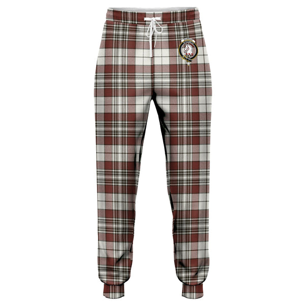 Dunbar Plaid Weathered Clan Badge Tartan Jogger Pants