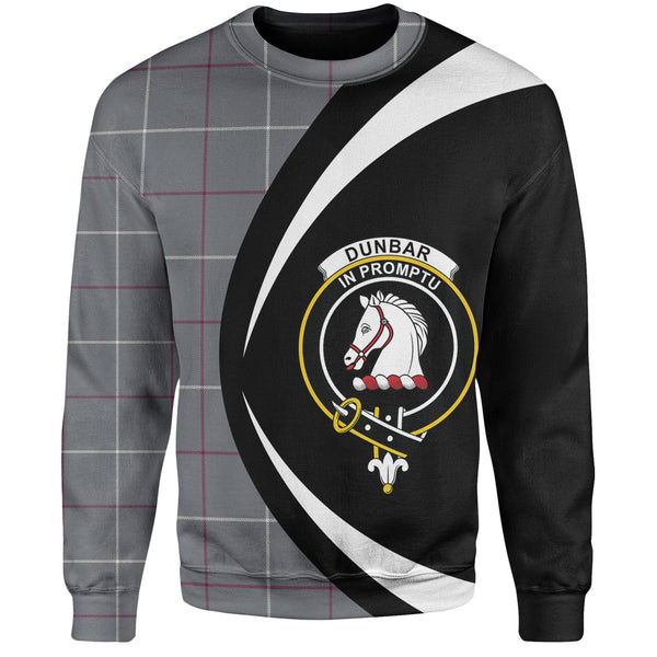 Dunbar of Pitgaveny Clan Badge Tartan Sweatshirt Circle Style Personalized