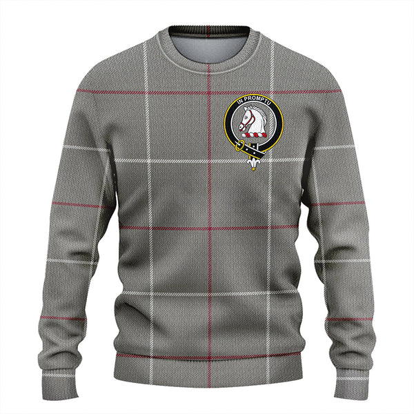 Dunbar of Pitgaveny Clan Badge Tartan Knitted Sweater