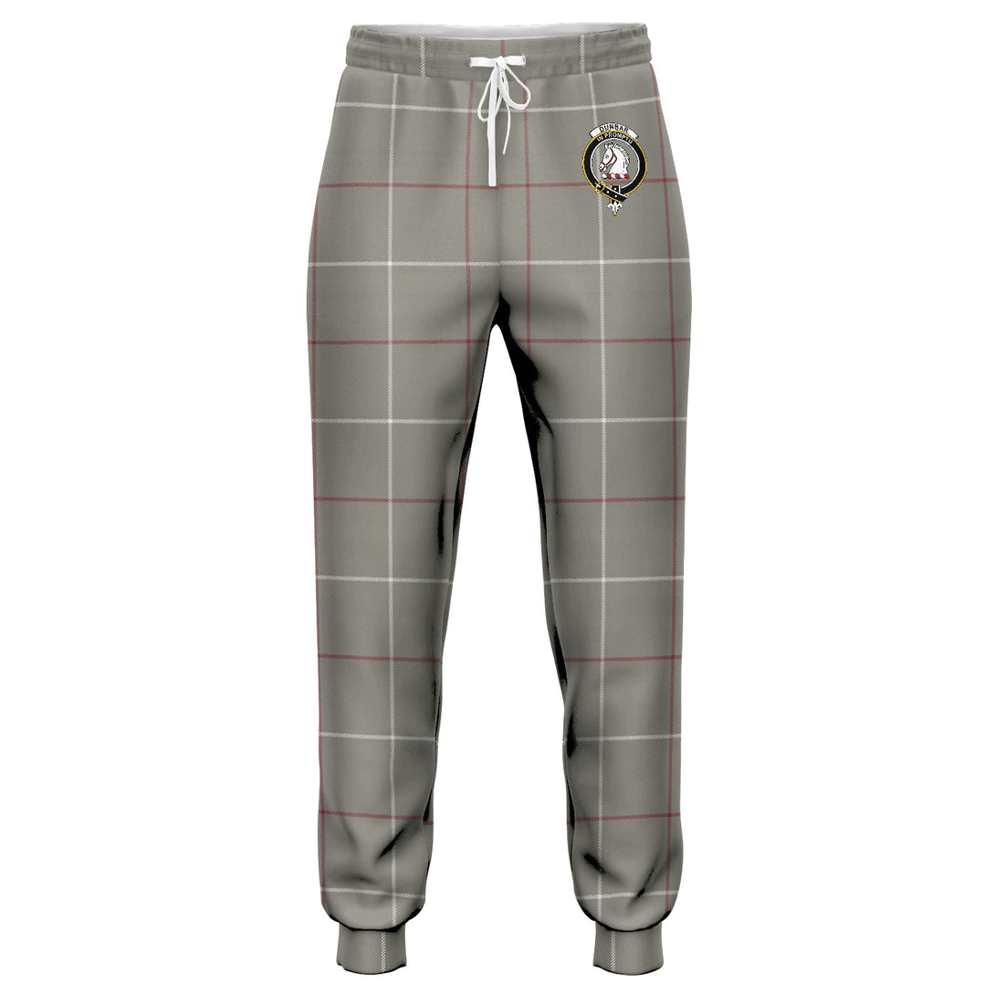 Dunbar of Pitgaveny Weathered Clan Badge Tartan Jogger Pants