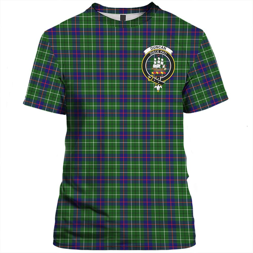 Duncan Ancient Tartan Classic Crest T-Shirt