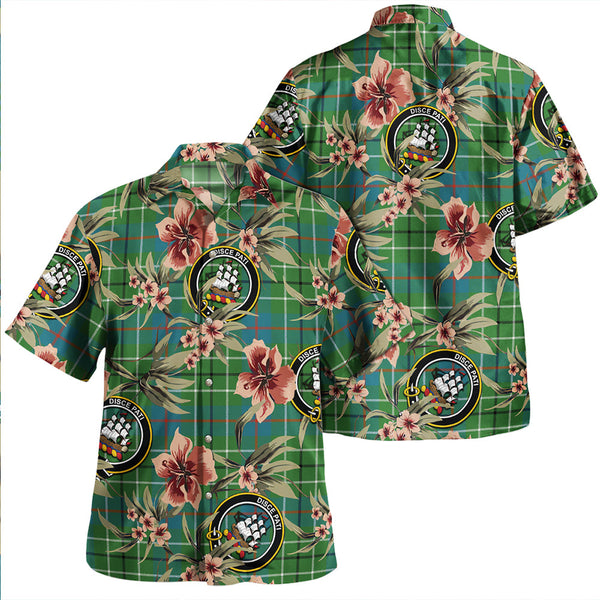 Duncan Ancient Clan Badge Tartan Aloha Hawaiian Shirt Tropical Old Style