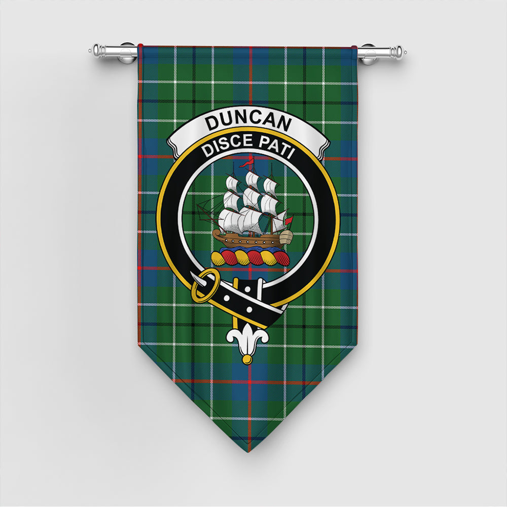 Duncan Ancient Tartan Classic Crest Gonfalon