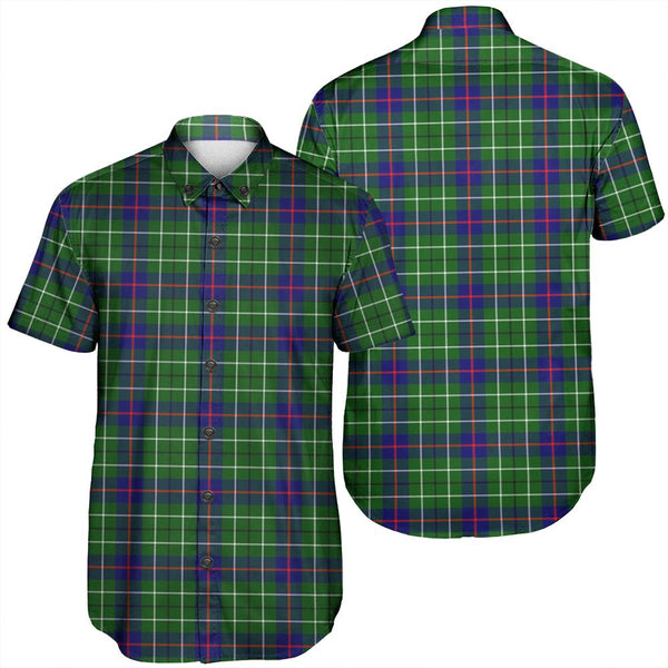 Duncan Modern Tartan Classic Short Sleeve Shirt