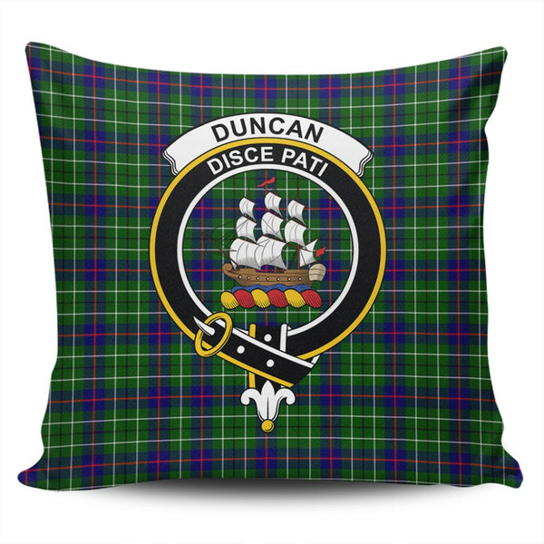 Duncan Modern Tartan Classic Crest Pillow Cover