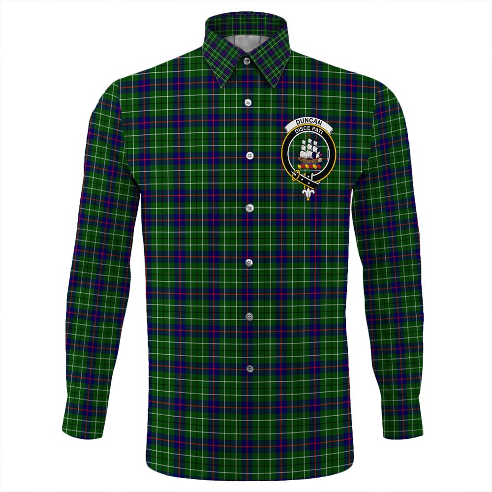 Duncan Modern Tartan Classic Crest Long Sleeve Button Shirt